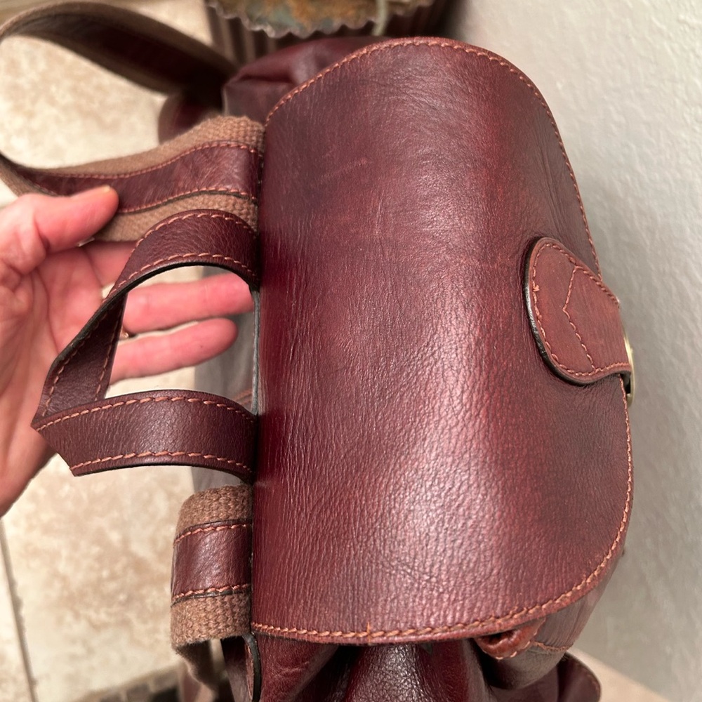 Old Angler Leather Backpack - Picture 5 of 15